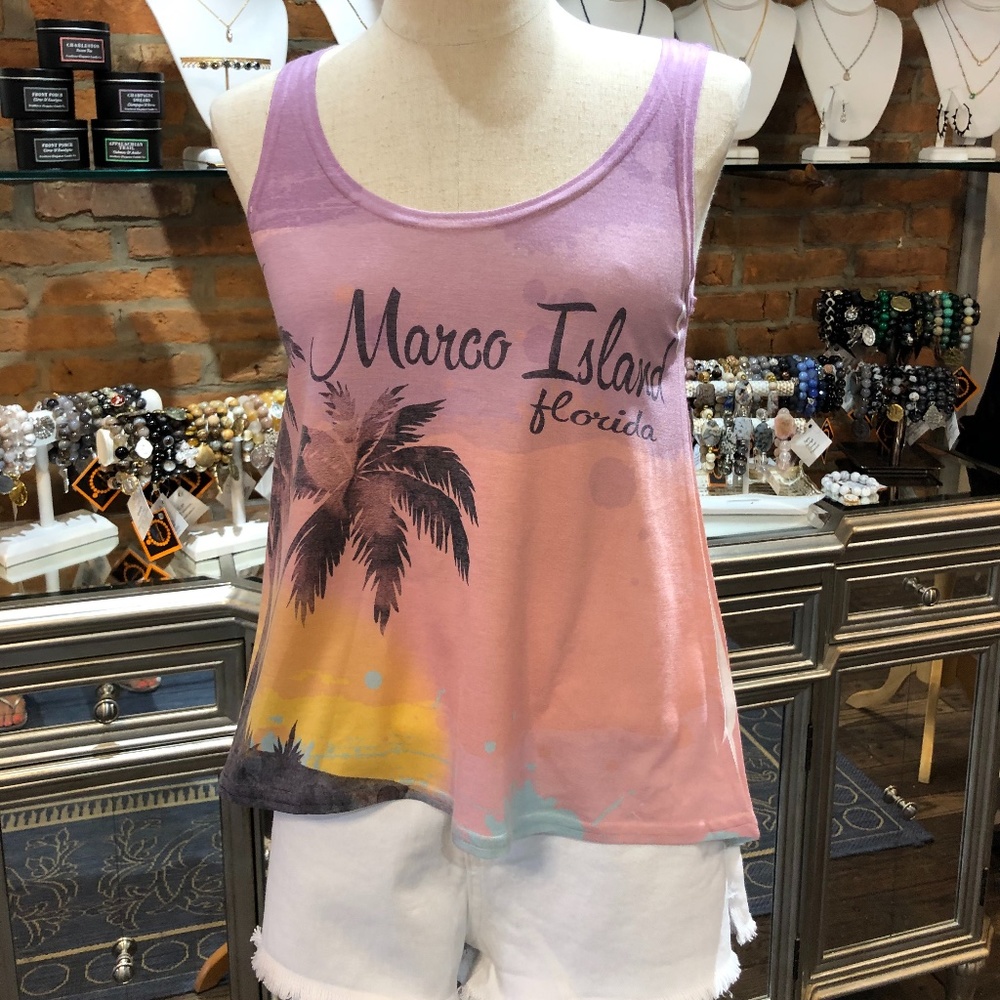 Multi-colored, Fun Tank Top